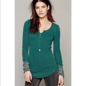 Free People Kyoto Cuff Thermal Top